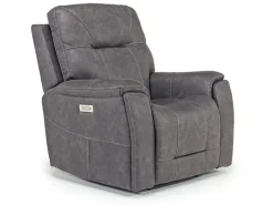 Mor Furniture Kingston 3 Power Recliner In Canyon Ocean