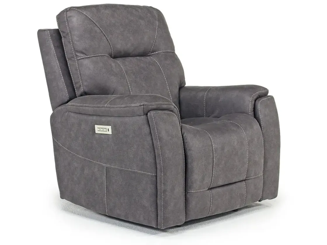 Mor Furniture Kingston 3 Power Recliner In Canyon Ocean