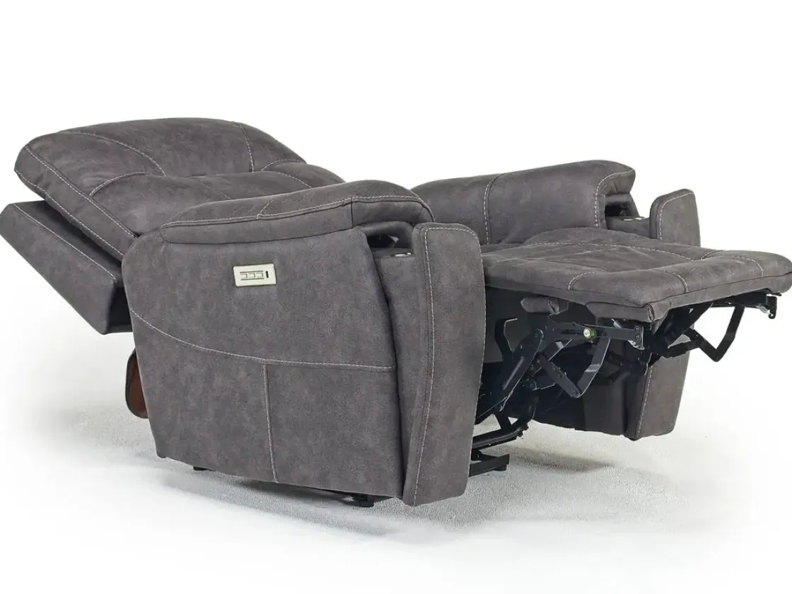 Mor Furniture Kingston 3 Power Recliner In Canyon Ocean