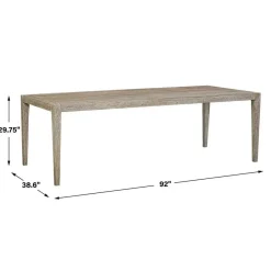 Mor Furniture Kirkham Outdoor Dining Table In Brown