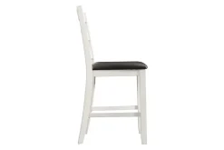 Mor Furniture Kona Square Counter Height Dining Table & 4 Stools In Gray