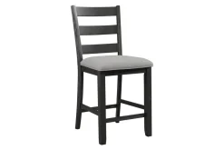 Mor Furniture Kona Square Counter Height Dining Table & 4 Stools In Gray