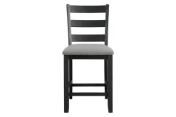 Mor Furniture Kona Square Counter Height Dining Table & 4 Stools In Gray