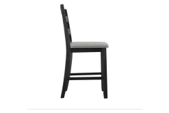 Mor Furniture Kona Square Counter Height Dining Table & 4 Stools In Gray