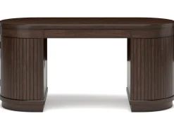 Mor Furniture Korestone Office Desk In Warm Brown