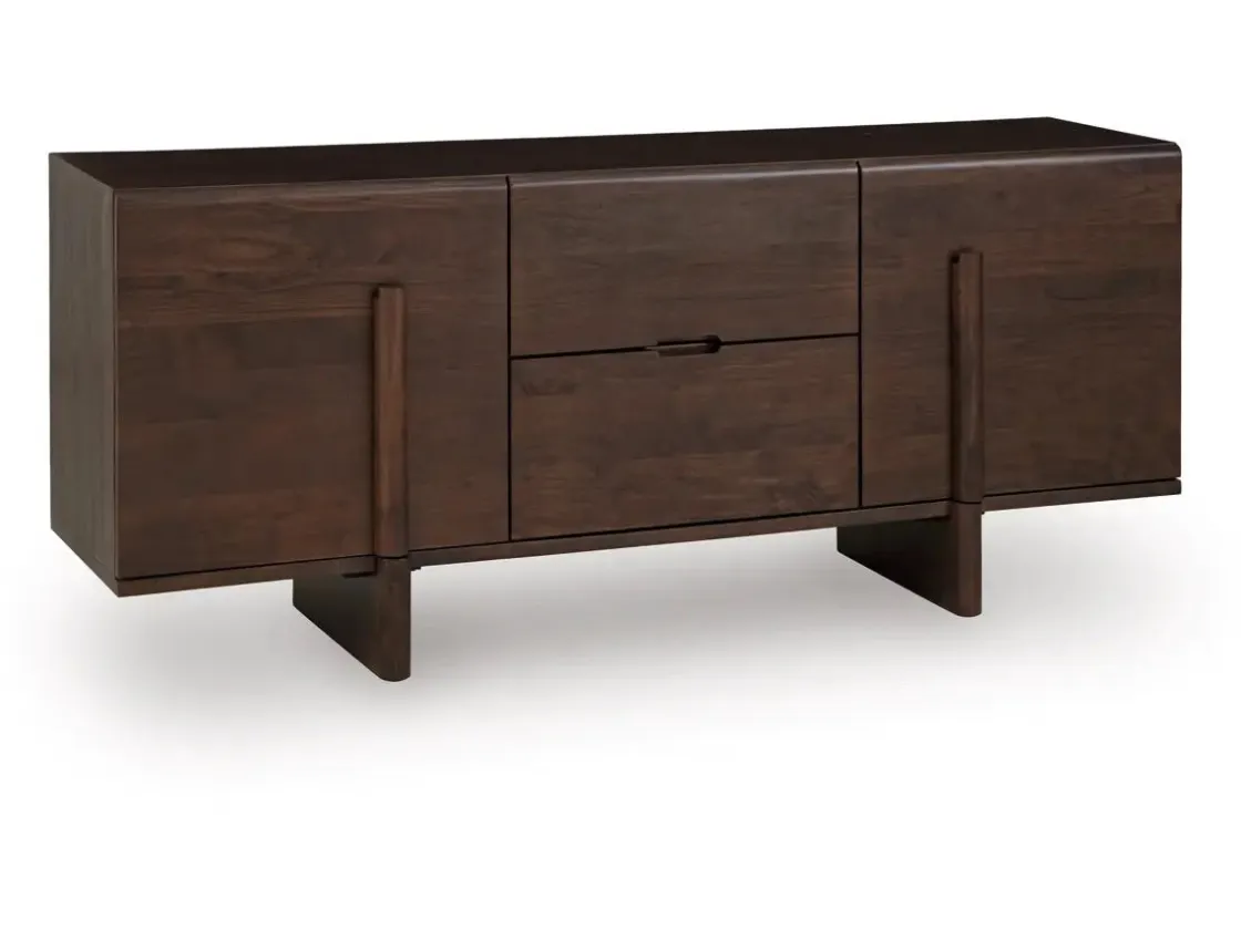 Mor Furniture Kydler Media Console In Medium Brown