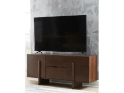 Mor Furniture Kydler Media Console In Medium Brown