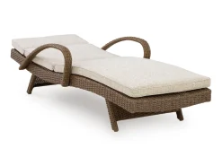 Mor Furniture Laguna Heights Outdoor Lounge Chaise In Beige