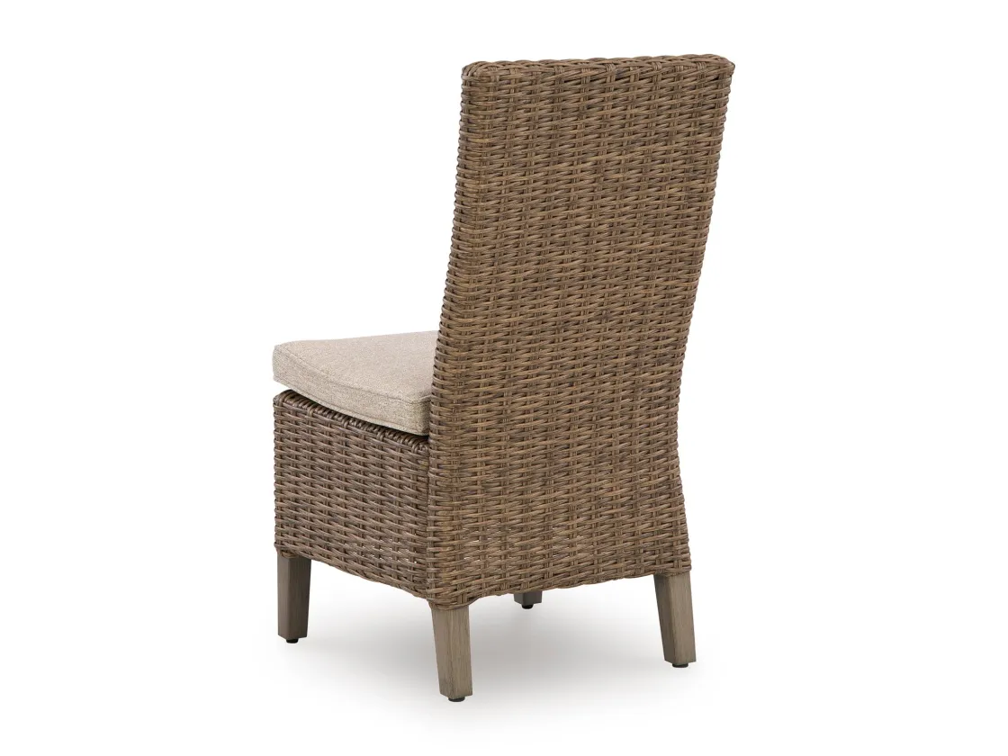 Mor Furniture Laguna Heights Outdoor Side Chair In Beige, Set Of 2