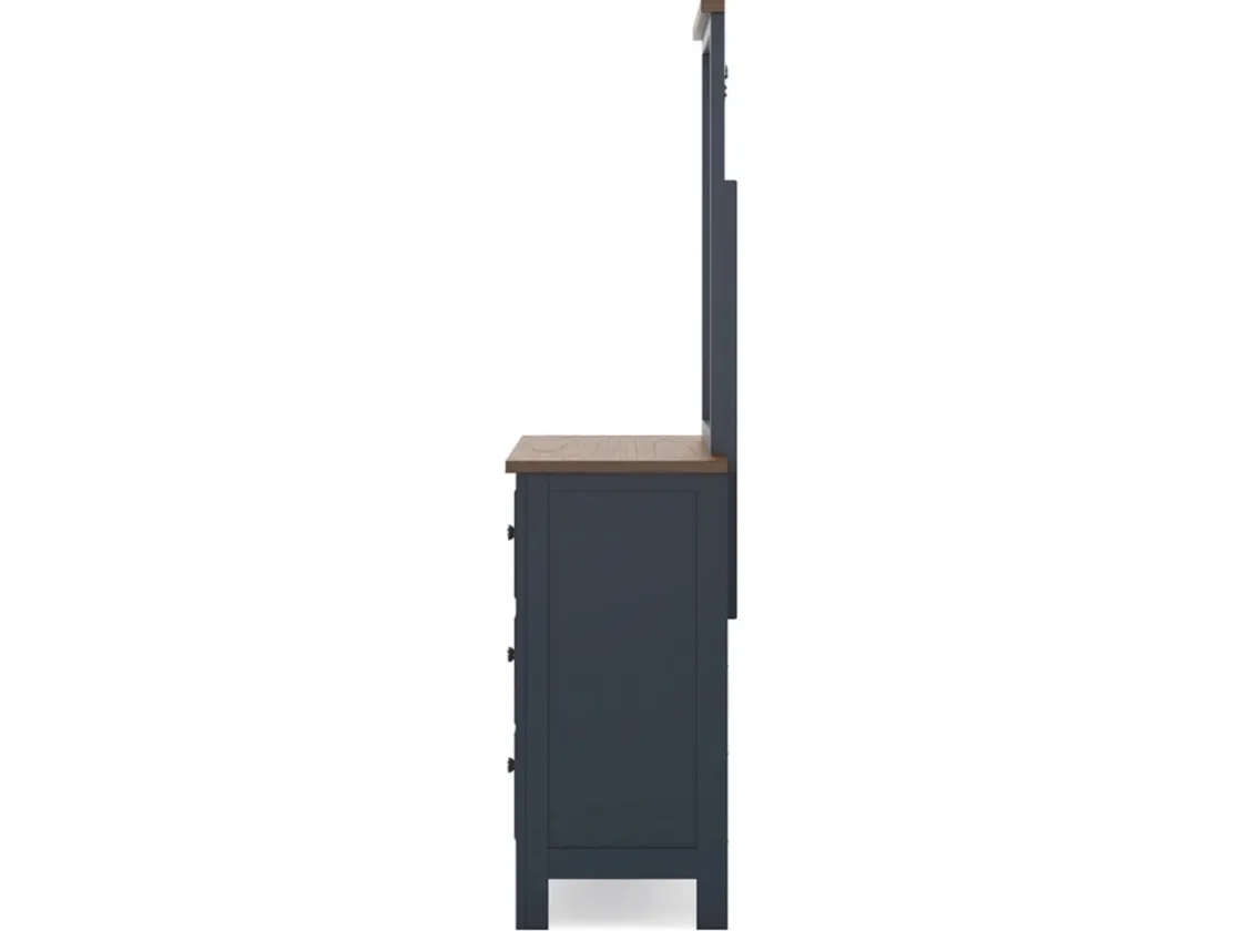 Mor Furniture Landocken Mirror In Brown/Blue