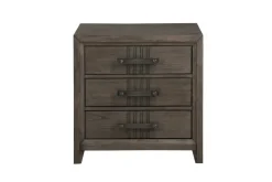 Mor Furniture Landon 3 Drawer Nightstand In Walnut