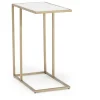 Mor Furniture Lanport Accent Table In Champagne White