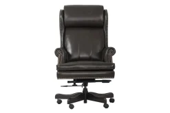 Mor Furniture Leather Office Desk Chair In Alabaster