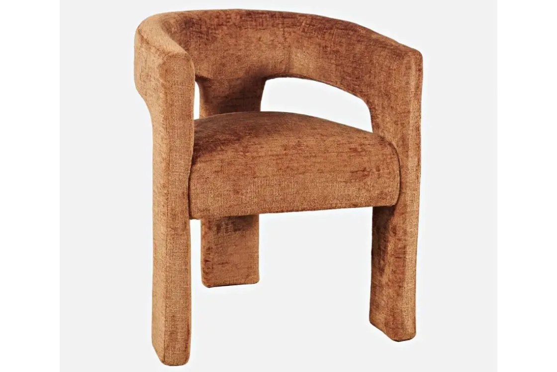 Mor Furniture Leslie Side Chair In Rust
