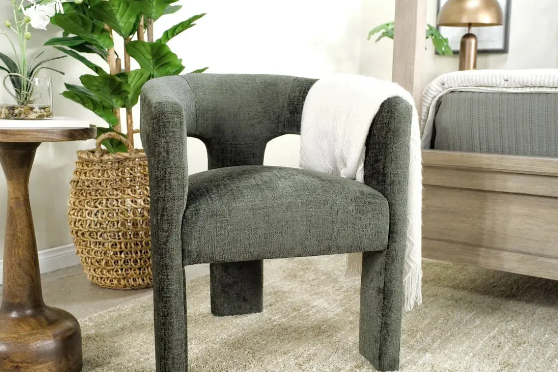 Mor Furniture Leslie Side Chair In Rust