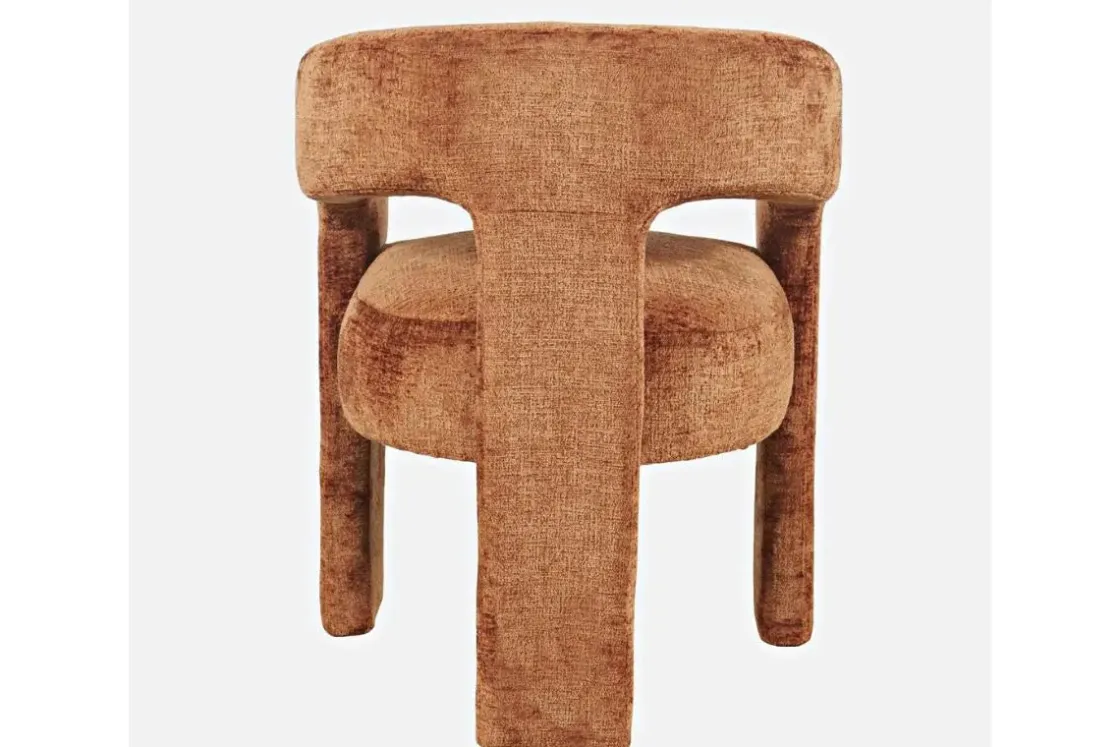 Mor Furniture Leslie Side Chair In Rust