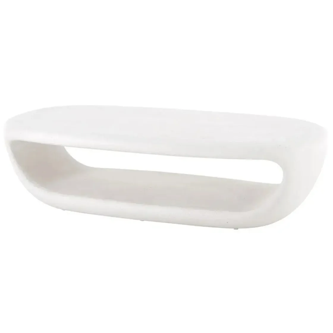 Mor Furniture Leyton Outdoor Coffee Table In White