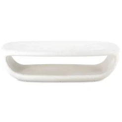 Mor Furniture Leyton Outdoor Coffee Table In White
