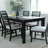 Mor Furniture Lincoln Dining Table & 6 Chairs In Dark Espresso