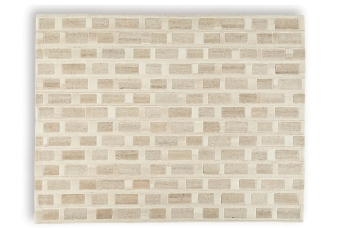 Mor Furniture Lizgrove Rug In Tan/Brown/White, 5x7