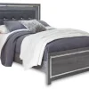 Mor Furniture Lodanna Panel Bed In Gray, Full
