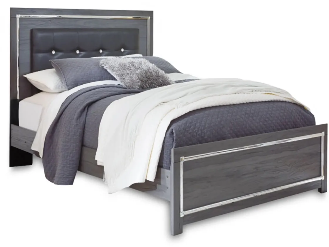 Mor Furniture Lodanna Panel Bed In Gray, Full