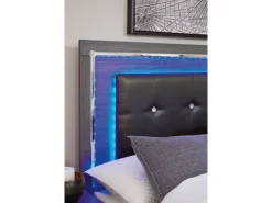 Mor Furniture Lodanna Panel Bed In Gray, Full