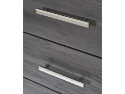 Mor Furniture Lodanna Panel Bed W/ Storage, Dresser, Mirror & Nightstand In Gray, Full