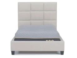 Mor Furniture Loft 9 Upholstered Panel Bed In Sand, Twin