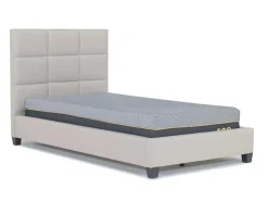 Mor Furniture Loft 9 Upholstered Panel Bed In Sand, Twin