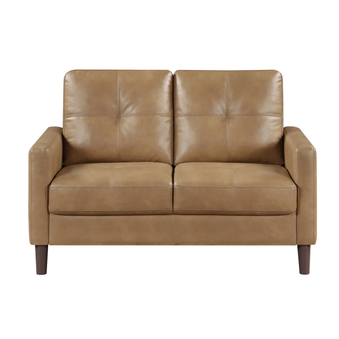 Mor Furniture Lois Loveseat In Camel Brown