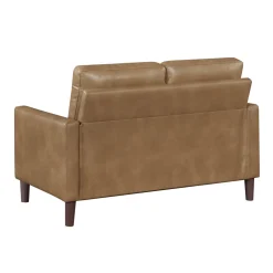 Mor Furniture Lois Loveseat In Camel Brown