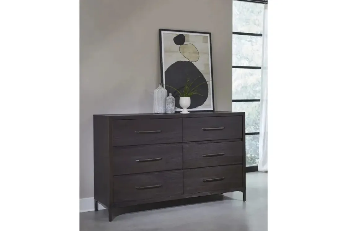 Mor Furniture Lucerne Dresser In Vintage Coffee