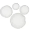 Mor Furniture Lucky Coins Wall Art In White, Set Of 4