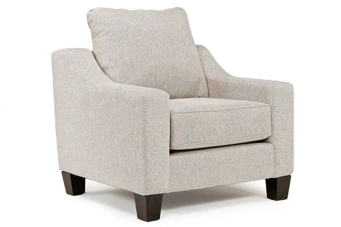 Mor Furniture Lucy Chair In Splash Charcoal
