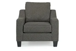 Mor Furniture Lucy Chair In Splash Charcoal