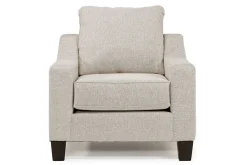 Mor Furniture Lucy Chair In Splash Charcoal