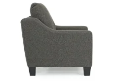 Mor Furniture Lucy Chair In Splash Charcoal