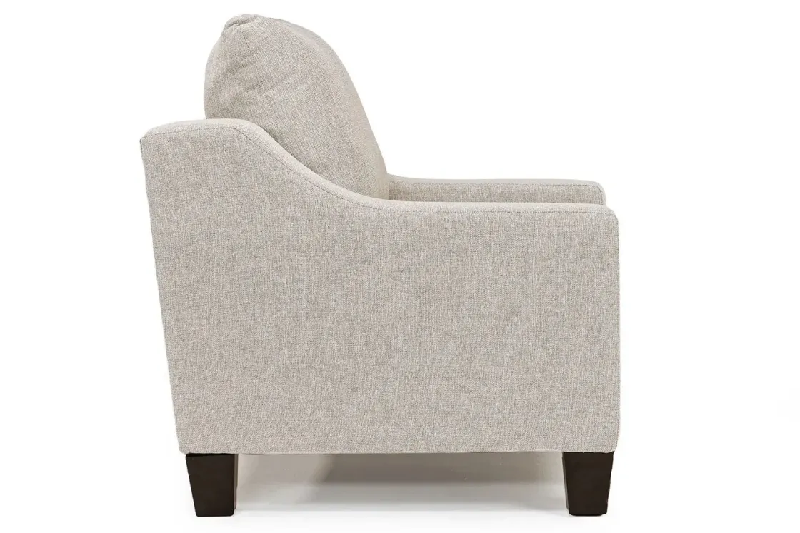 Mor Furniture Lucy Chair In Splash Charcoal