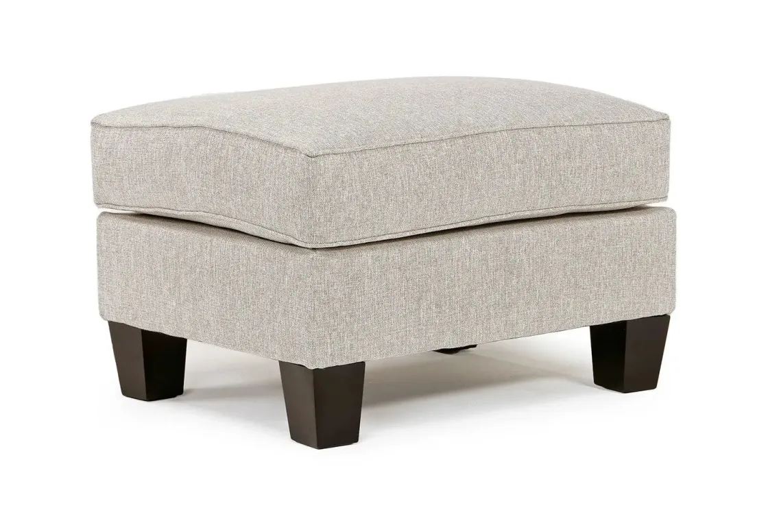 Mor Furniture Lucy Ottoman In Splash Linen