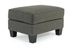 Mor Furniture Lucy Ottoman In Splash Linen
