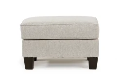Mor Furniture Lucy Ottoman In Splash Linen