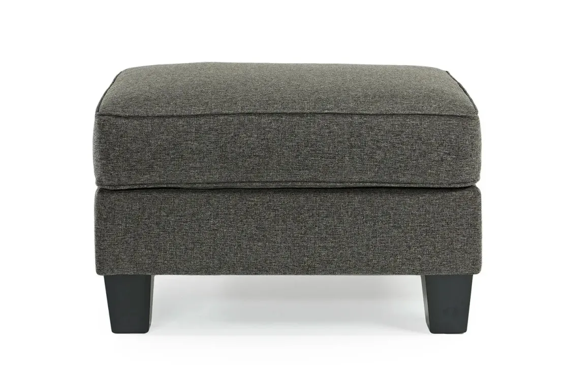 Mor Furniture Lucy Ottoman In Splash Linen