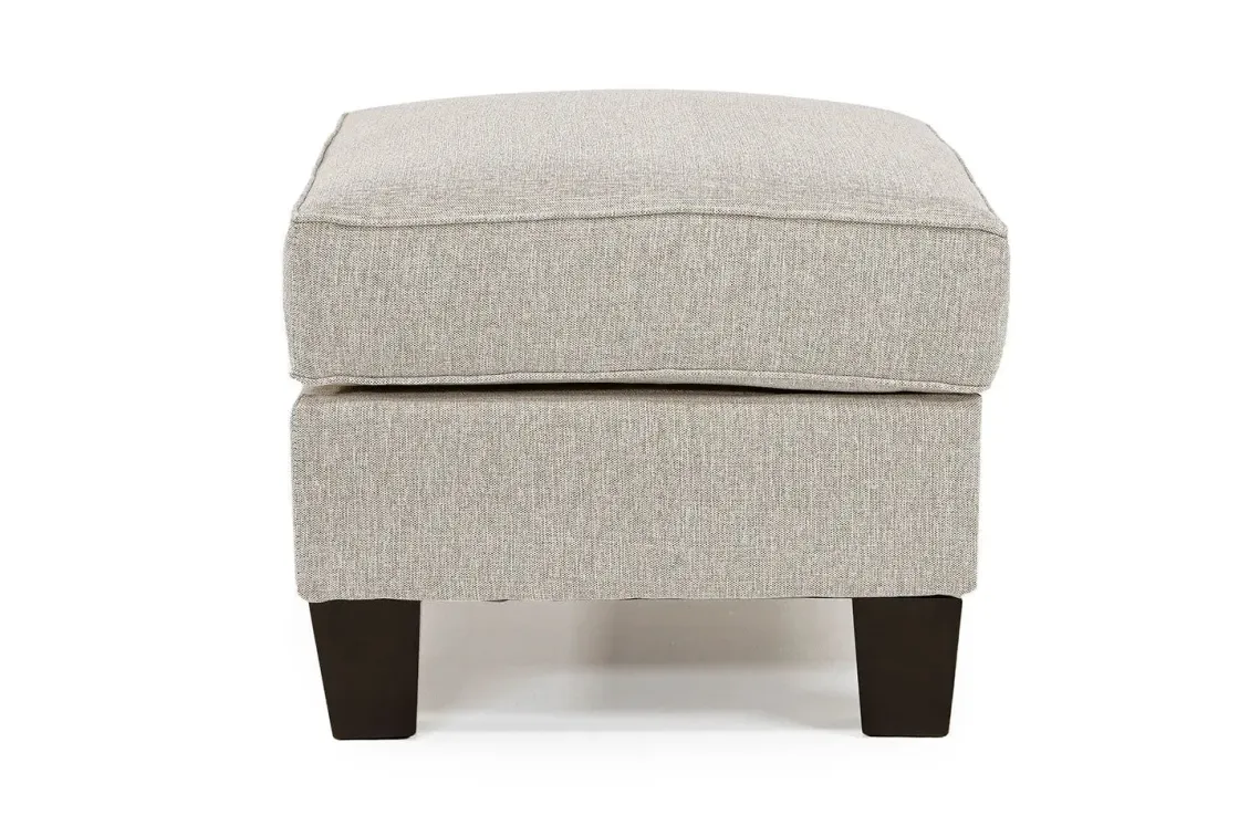 Mor Furniture Lucy Ottoman In Splash Linen