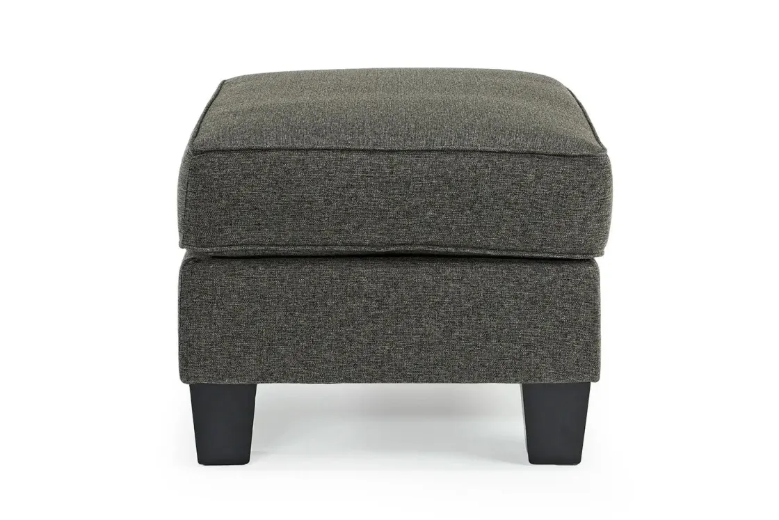 Mor Furniture Lucy Ottoman In Splash Linen