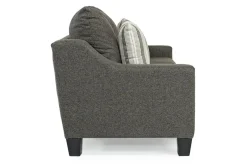 Mor Furniture Lucy Queen Sleeper Sofa In Splash Charcoal