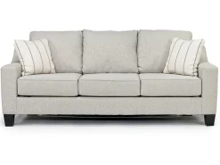 Mor Furniture Lucy Queen Sleeper Sofa In Splash Charcoal
