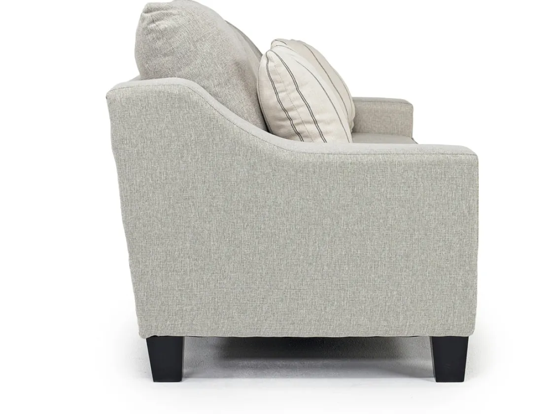 Mor Furniture Lucy Queen Sleeper Sofa In Splash Charcoal