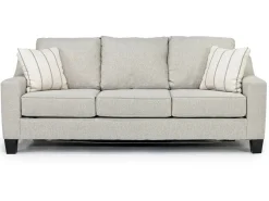 Mor Furniture Lucy Queen Sleeper Sofa W/ Mattress In Splash Charcoal