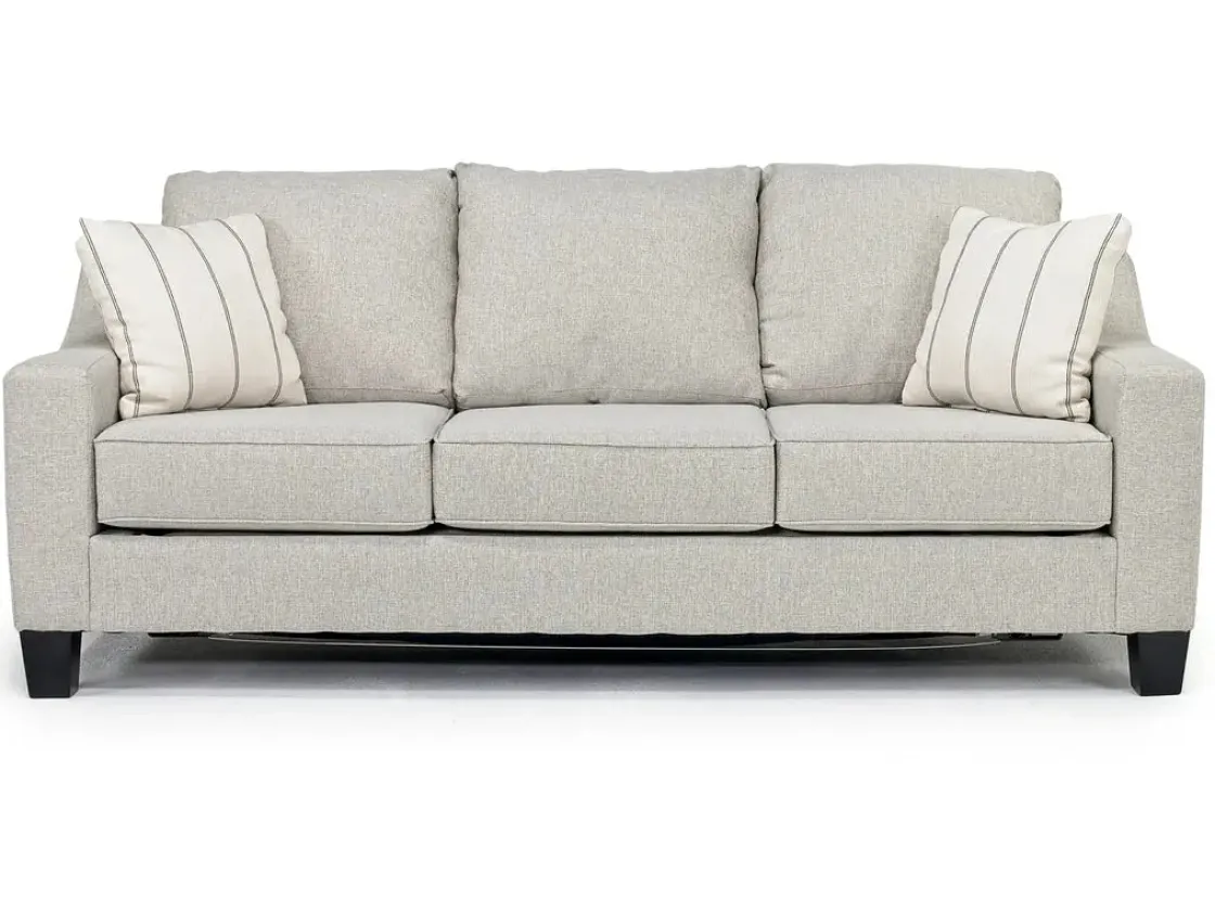 Mor Furniture Lucy Queen Sleeper Sofa W/ Mattress In Splash Charcoal